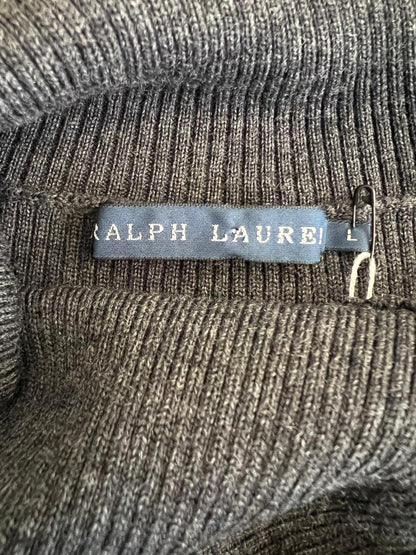 Polo Ralph Lauren Merino Wool Sweater – Asymmetric Collar – Preloved