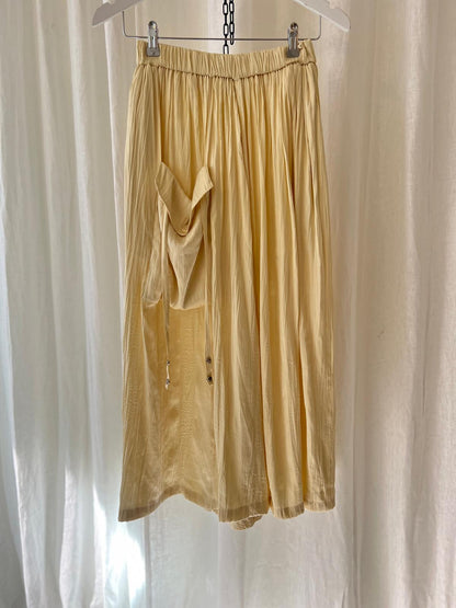 JIL SANDER+ Pleated Culotte with Utility Pouch
