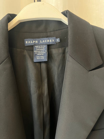 VINTAGE RALPH LAUREN — Wool Tuxedo Tailcoat
