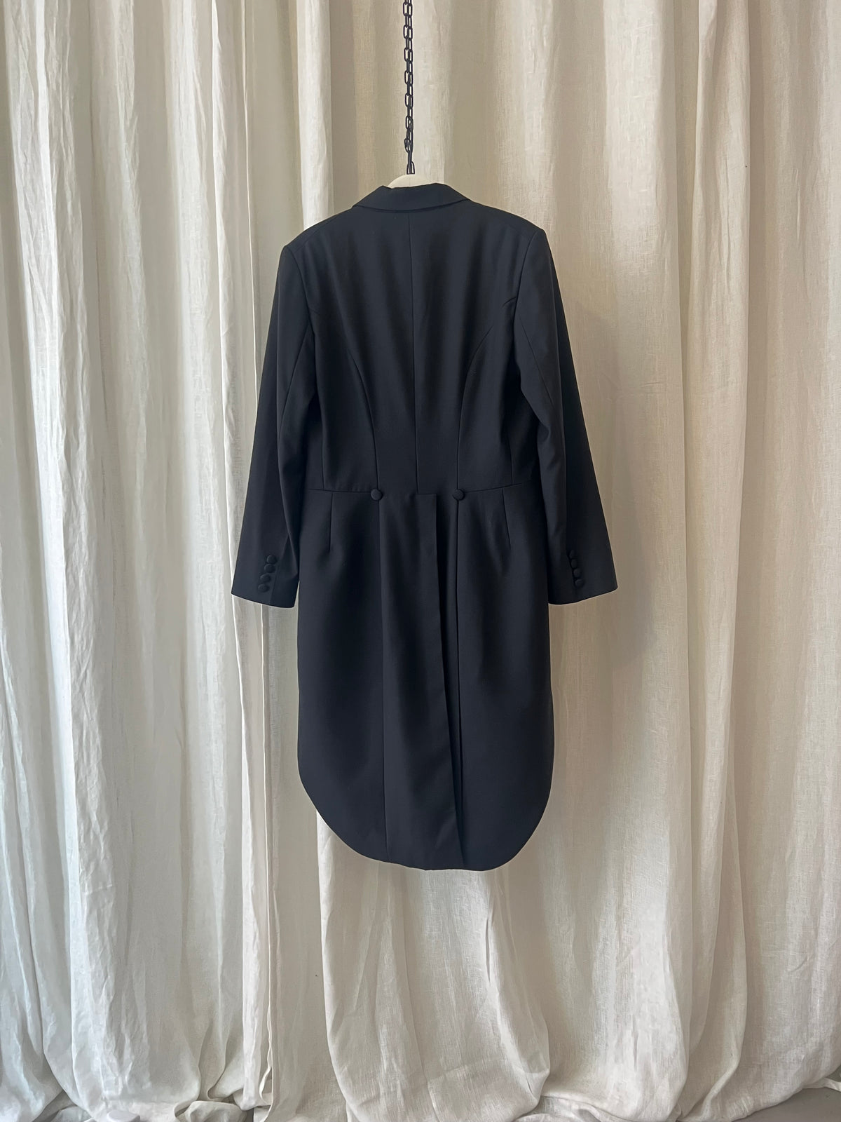 VINTAGE RALPH LAUREN — Wool Tuxedo Tailcoat
