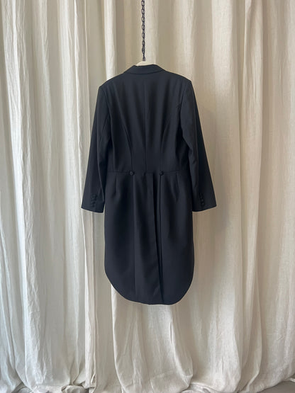 VINTAGE RALPH LAUREN — Wool Tuxedo Tailcoat