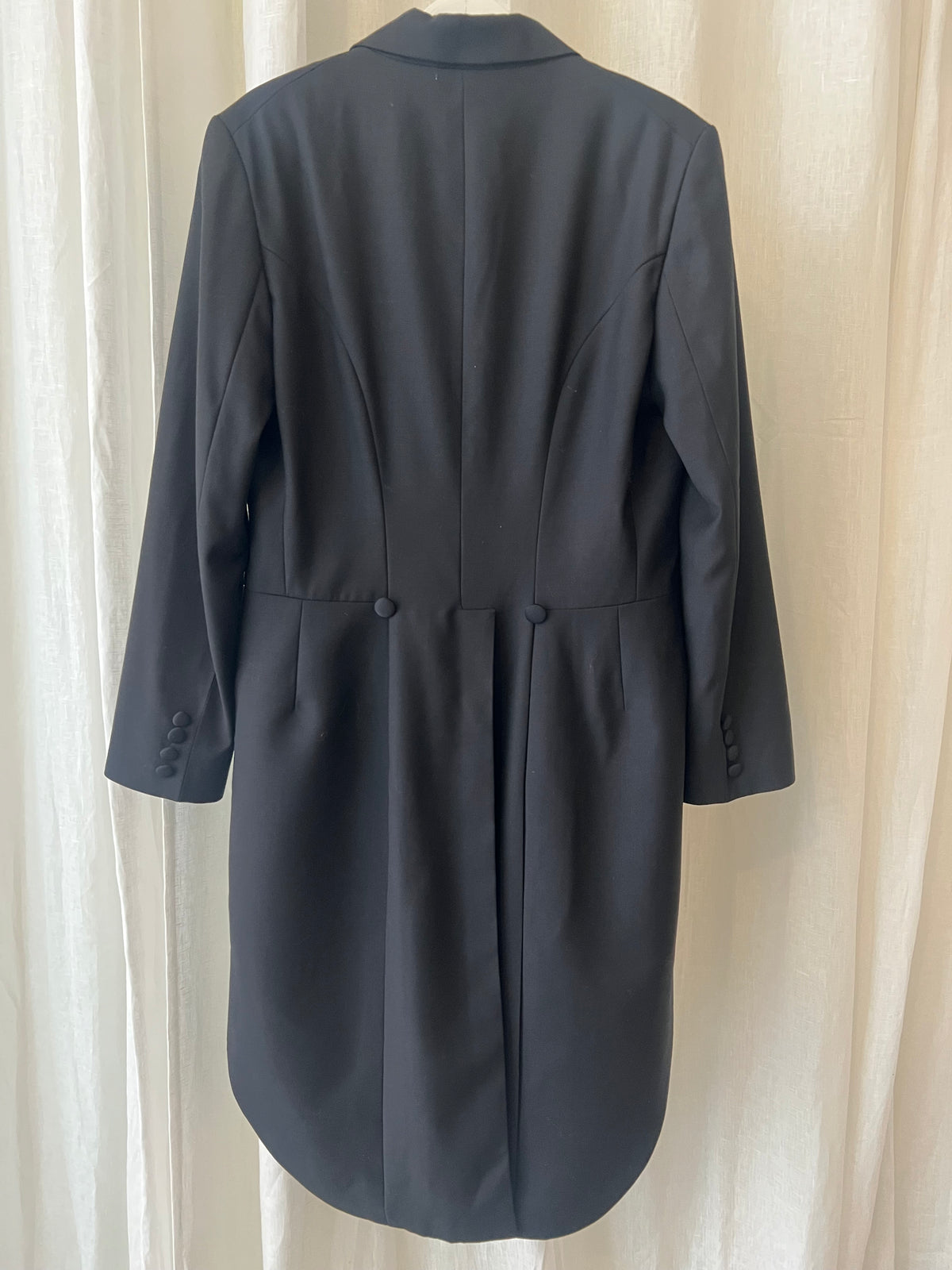 VINTAGE RALPH LAUREN — Wool Tuxedo Tailcoat