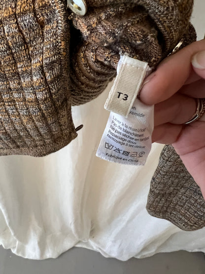 TRESSÉ — Asymmetric Ribbed Knit Top
