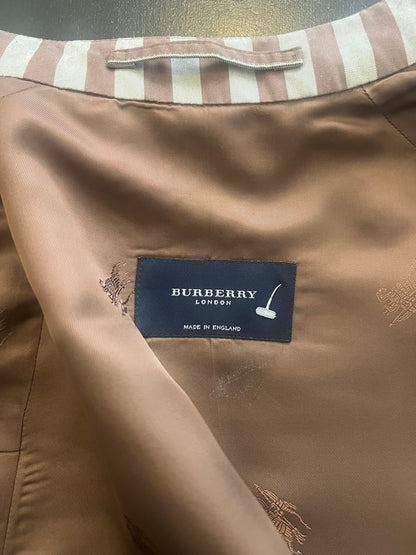 BURBERRY LONDON — Striped Cropped Trench Cape