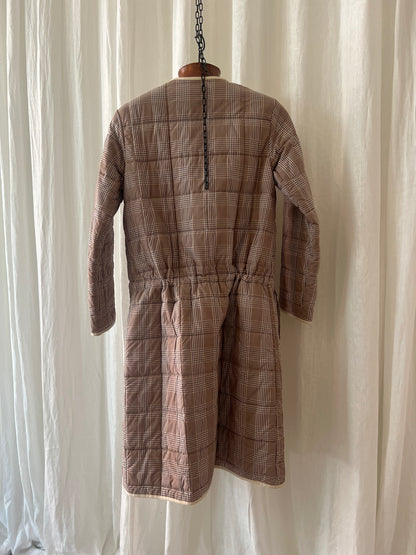 SEE BY CHLOÉ — Reversible Quilted Check Coat