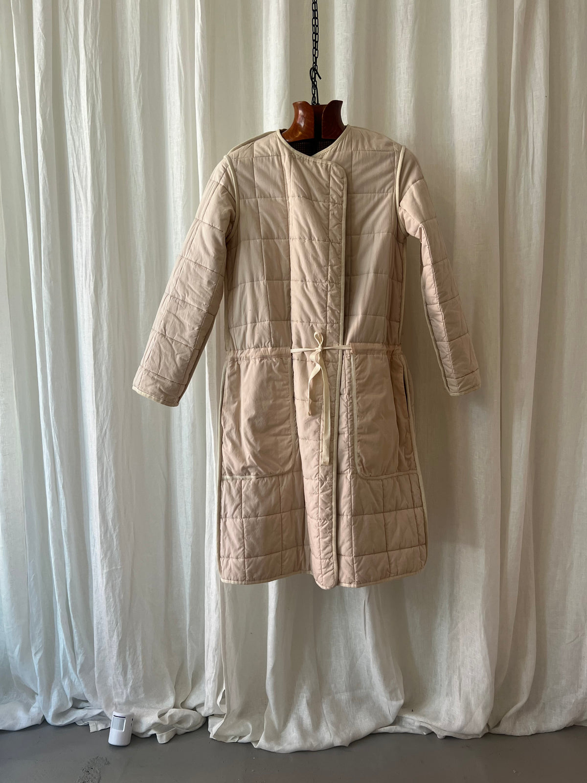 SEE BY CHLOÉ — Reversible Quilted Check Coat