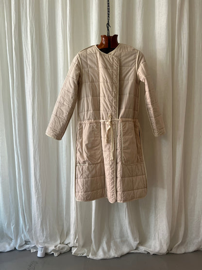 SEE BY CHLOÉ — Reversible Quilted Check Coat