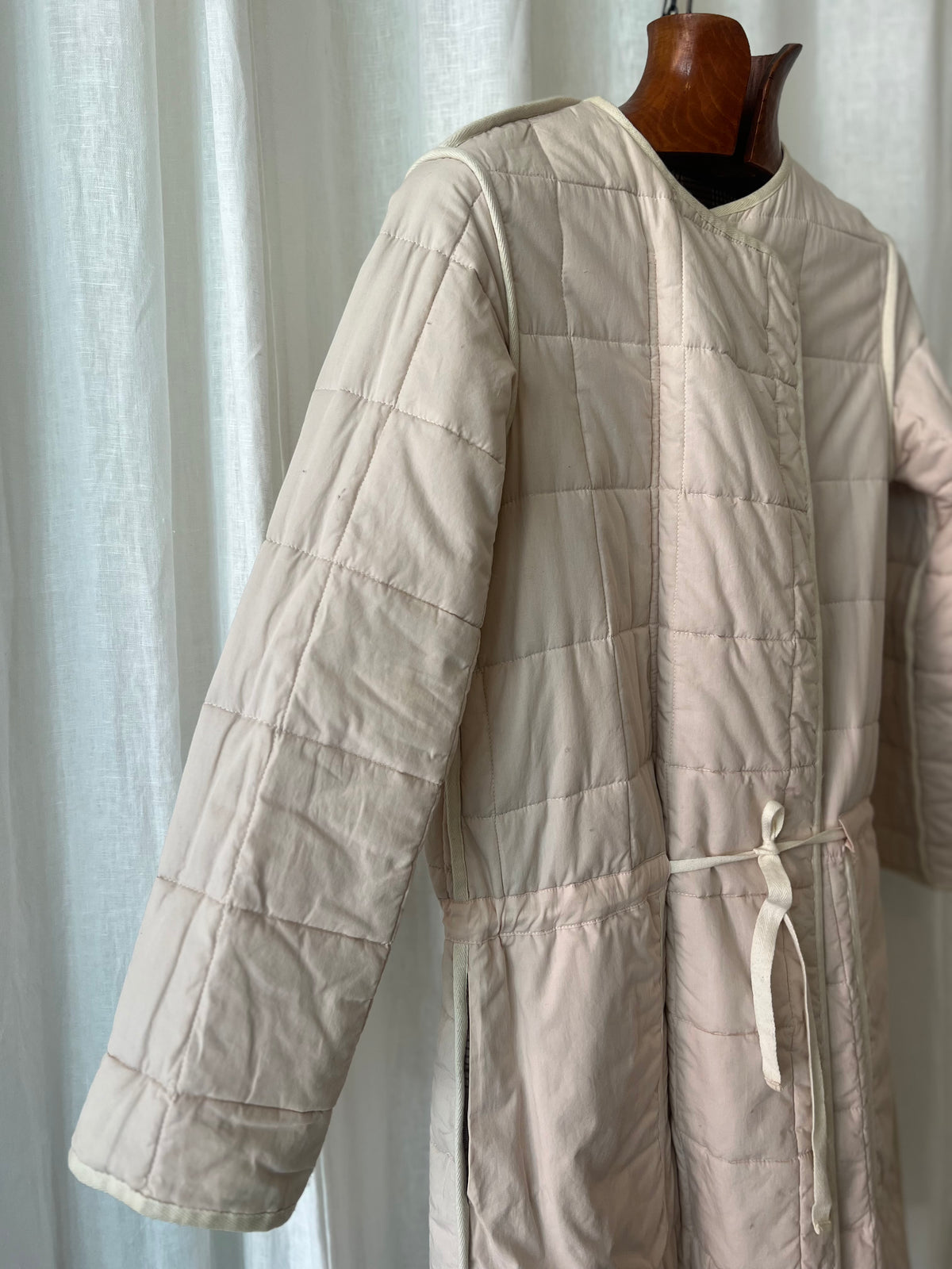 SEE BY CHLOÉ — Reversible Quilted Check Coat