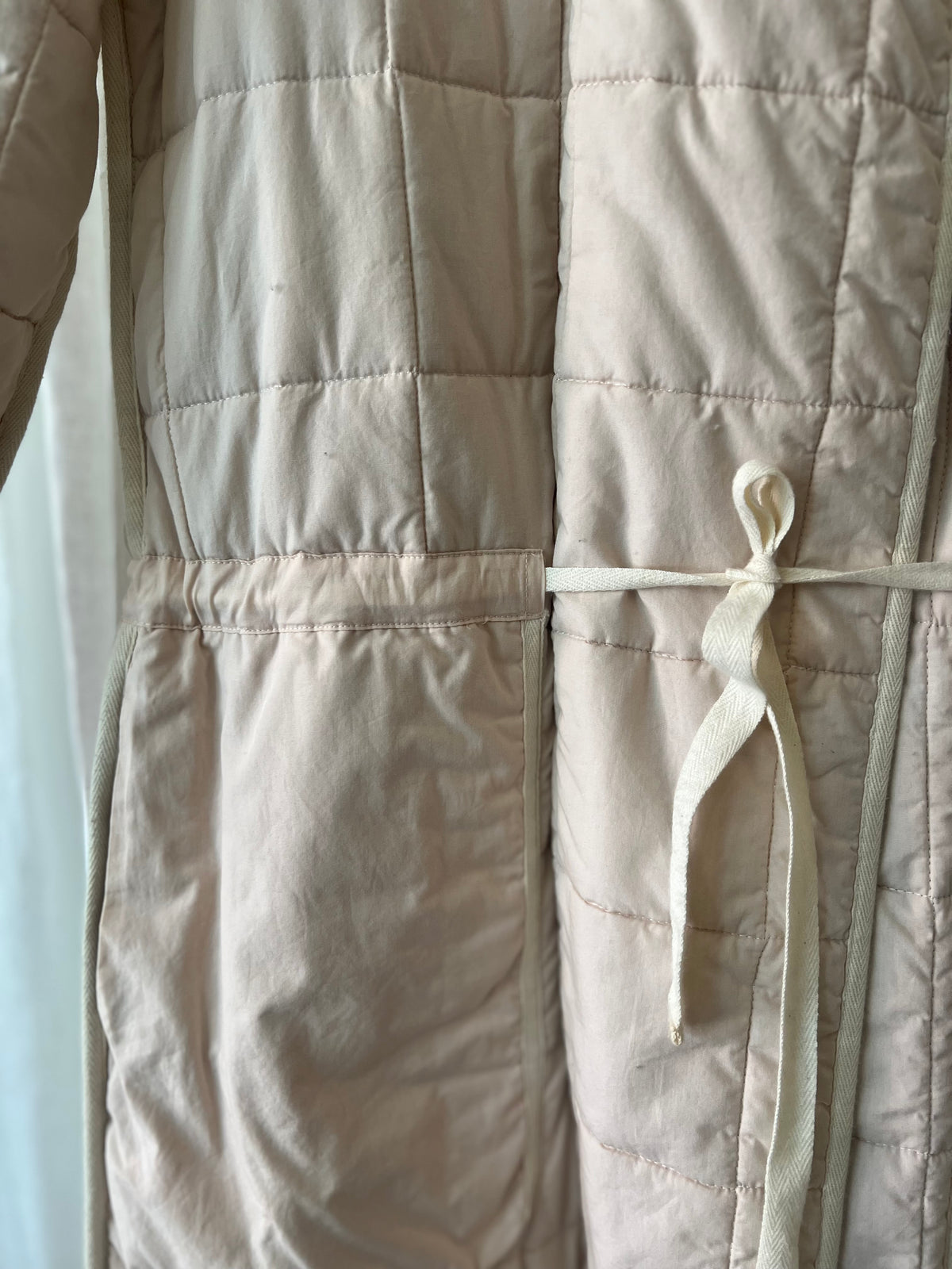 SEE BY CHLOÉ — Reversible Quilted Check Coat