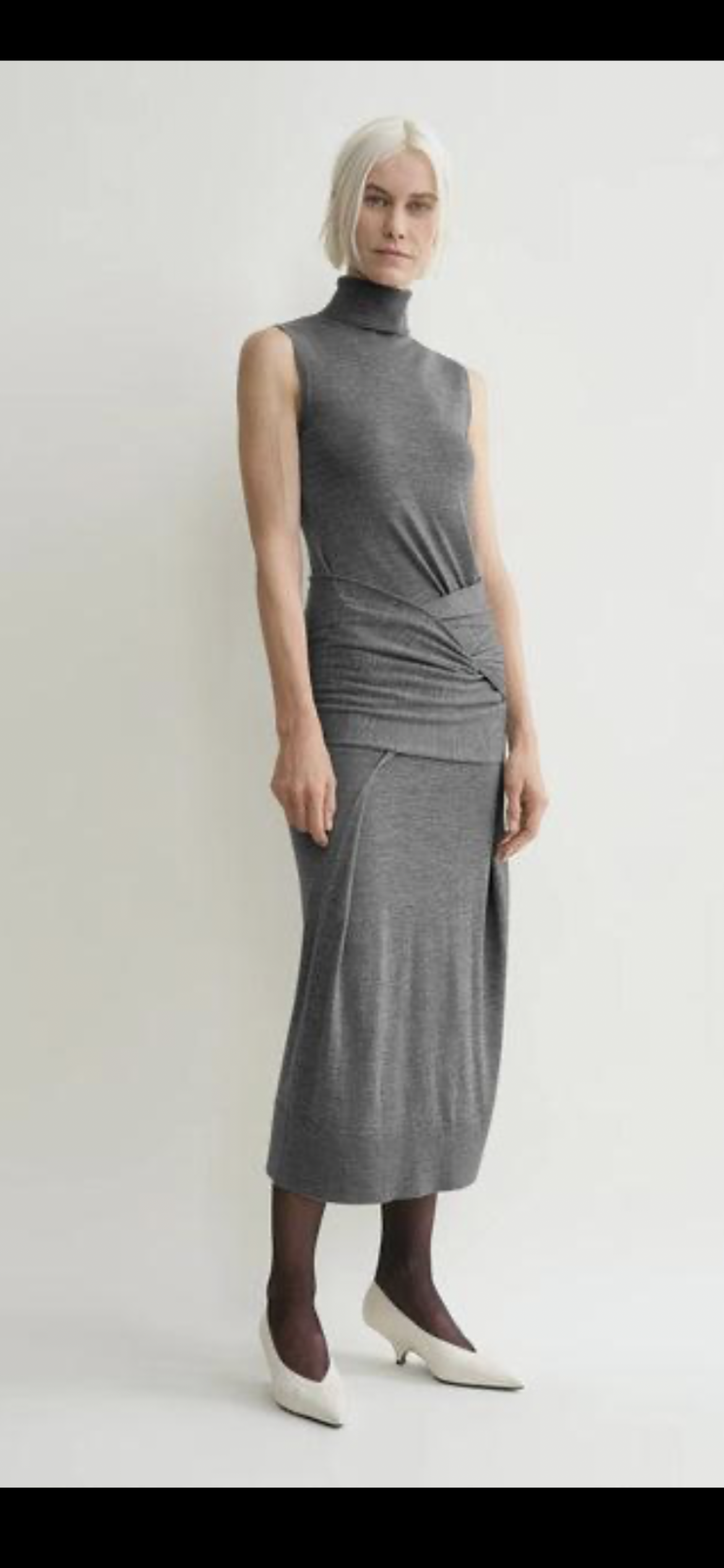 TOTEME — Draped Knit Dress