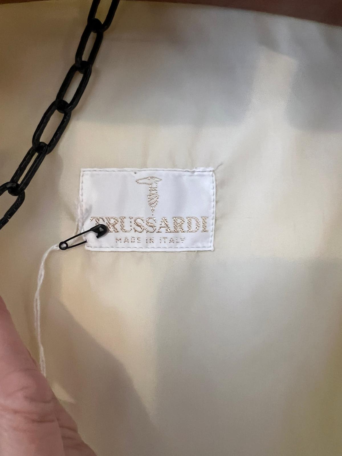 Trussardi – Butter Yellow Hooded Raincoat - Vintage